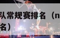 历届nba球队常规赛排名（nba常规赛历史球队总排名）