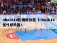 nba2k14伤病修改器（nba2k14属性修改器）