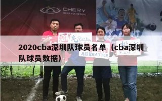 2020cba深圳队球员名单（cba深圳队球员数据）