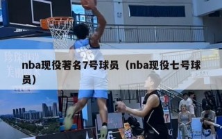 nba现役著名7号球员（nba现役七号球员）