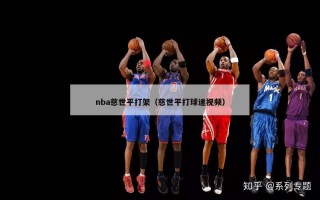 nba慈世平打架（慈世平打球迷视频）