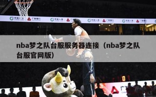 nba梦之队台服服务器连接（nba梦之队台服官网版）