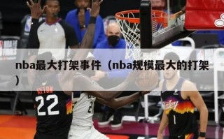 nba最大打架事件（nba规模最大的打架）