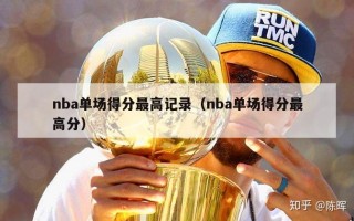 nba单场得分最高记录（nba单场得分最高分）