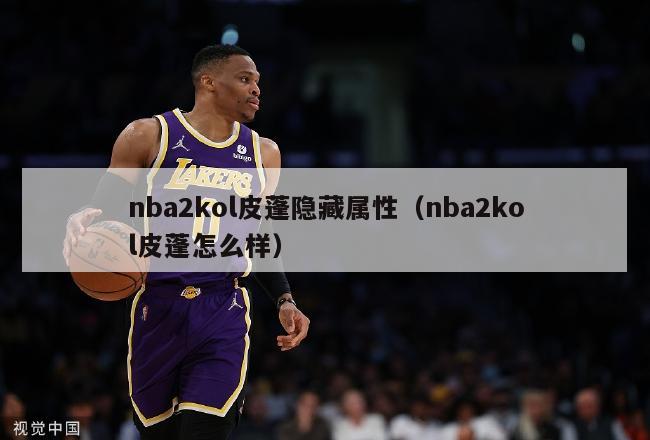 nba2kol皮蓬隐藏属性（nba2kol皮蓬怎么样）-第1张图片-足球直播_足球免费在线高清直播_足球视频在线观看无插件-24直播网