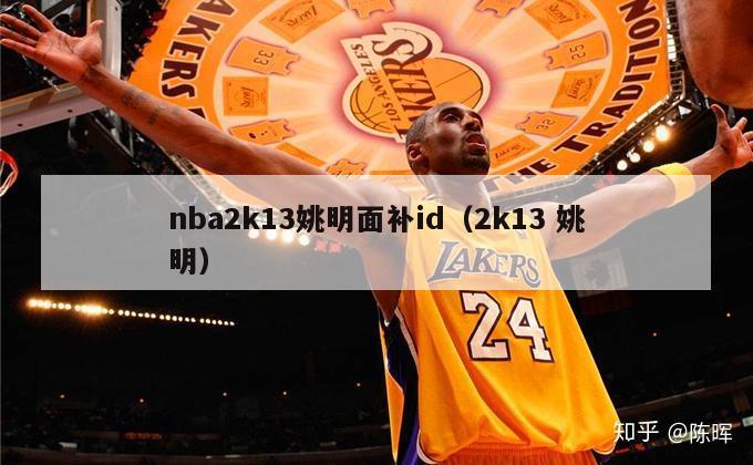 nba2k13姚明面补id（2k13 姚明）-第1张图片-足球直播_足球免费在线高清直播_足球视频在线观看无插件-24直播网