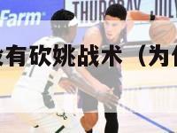 nba为什么没有砍姚战术（为什么没人黑姚明）-第1张图片-足球直播_足球免费在线高清直播_足球视频在线观看无插件-24直播网