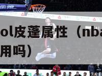 nba2kol皮蓬属性（nba2kol2皮蓬好用吗）-第1张图片-足球直播_足球免费在线高清直播_足球视频在线观看无插件-24直播网