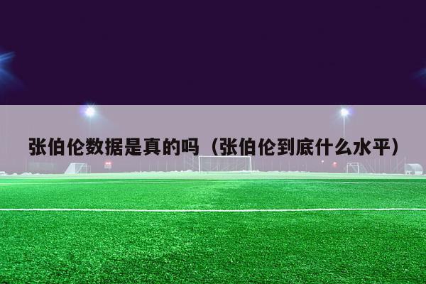 张伯伦数据是真的吗（张伯伦到底什么水平）-第1张图片-足球直播_足球免费在线高清直播_足球视频在线观看无插件-24直播网