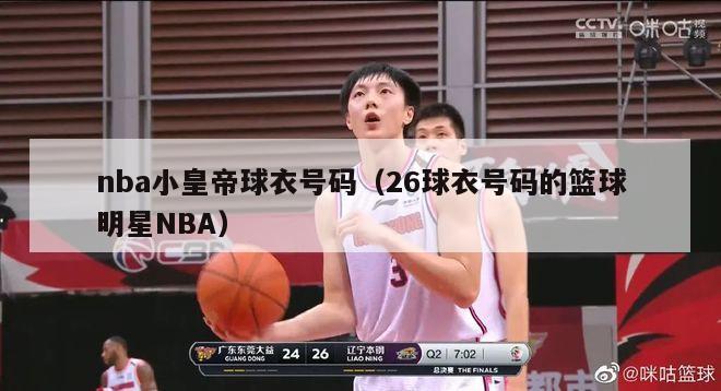 nba小皇帝球衣号码（26球衣号码的篮球明星NBA）-第1张图片-足球直播_足球免费在线高清直播_足球视频在线观看无插件-24直播网