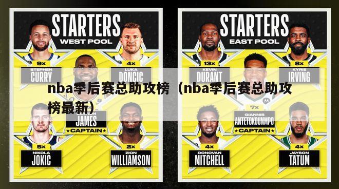 nba季后赛总助攻榜（nba季后赛总助攻榜最新）-第1张图片-足球直播_足球免费在线高清直播_足球视频在线观看无插件-24直播网