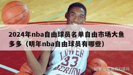 2024年nba自由球员名单自由市场大鱼多多（明年nba自由球员有哪些）-第1张图片-足球直播_足球免费在线高清直播_足球视频在线观看无插件-24直播网