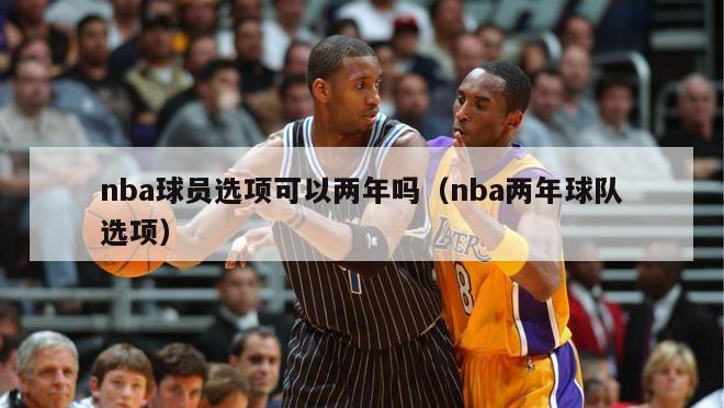 nba球员选项可以两年吗（nba两年球队选项）-第1张图片-足球直播_足球免费在线高清直播_足球视频在线观看无插件-24直播网