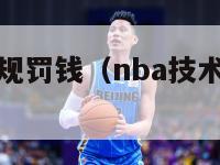 nba技术犯规罚钱（nba技术犯规是一罚一掷吗）-第1张图片-足球直播_足球免费在线高清直播_足球视频在线观看无插件-24直播网