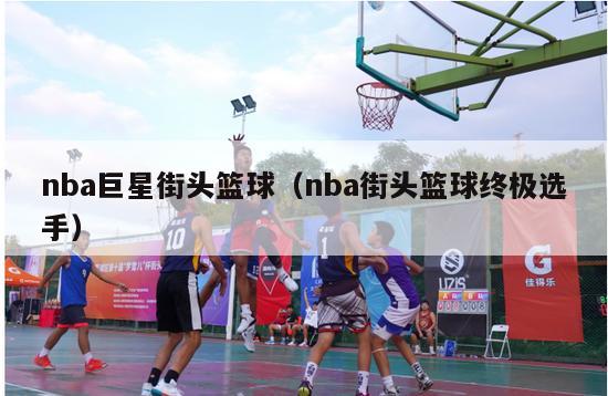 nba巨星街头篮球（nba街头篮球终极选手）-第1张图片-足球直播_足球免费在线高清直播_足球视频在线观看无插件-24直播网