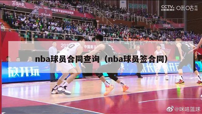 nba球员合同查询（nba球员签合同）-第1张图片-足球直播_足球免费在线高清直播_足球视频在线观看无插件-24直播网