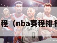 nba赛程（nba赛程排名最新）-第1张图片-足球直播_足球免费在线高清直播_足球视频在线观看无插件-24直播网