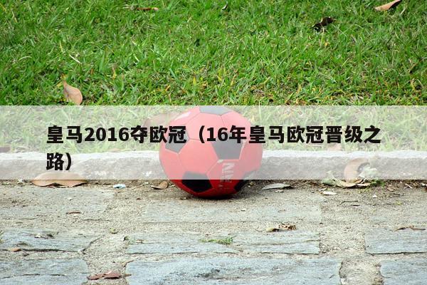 皇马2016夺欧冠（16年皇马欧冠晋级之路）-第1张图片-足球直播_足球免费在线高清直播_足球视频在线观看无插件-24直播网