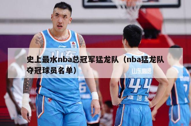 史上最水nba总冠军猛龙队（nba猛龙队夺冠球员名单）-第1张图片-足球直播_足球免费在线高清直播_足球视频在线观看无插件-24直播网