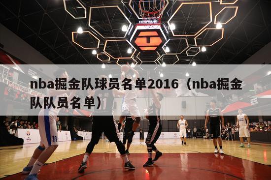 nba掘金队球员名单2016（nba掘金队队员名单）-第1张图片-足球直播_足球免费在线高清直播_足球视频在线观看无插件-24直播网